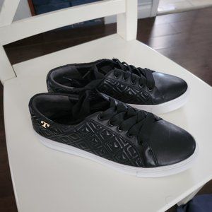 Tory Burch Marion quilted sneakers , black ,size 8.5